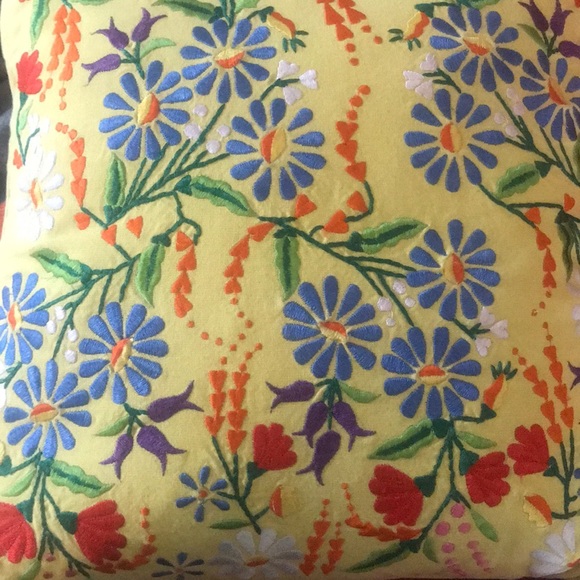 Lulu & Nat London embroidered pillows $19 or 2/$30 - Picture 9 of 10